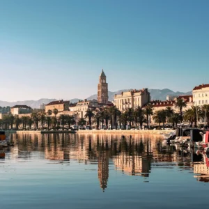 Beautiful view of Split city. Dalmatia, Croatia.