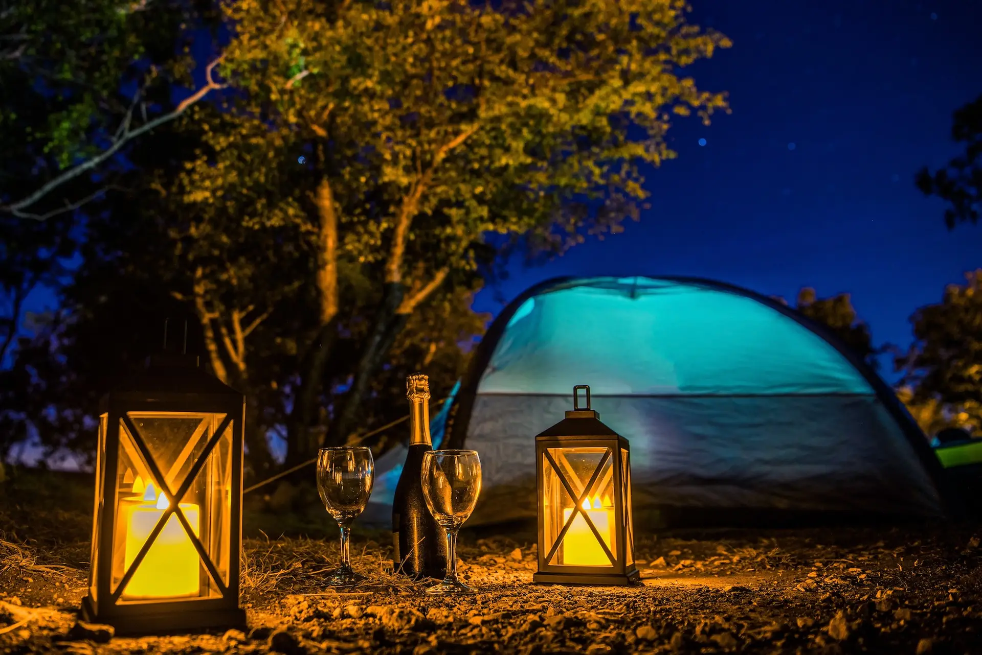 Romantic Camping Night